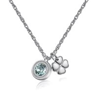 Collana Sagapo Donna Lucky Light in Acciaio Cristallo SKT02